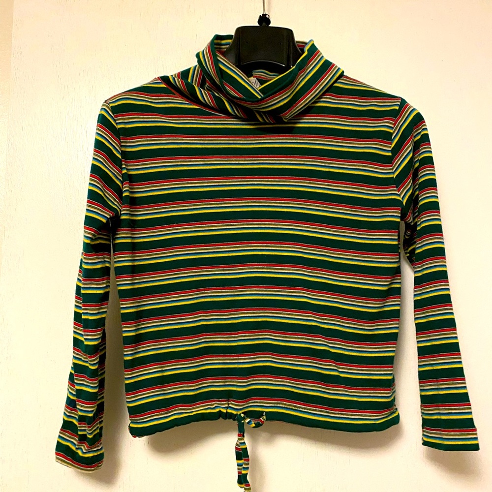 Vintage cropped turtle neck